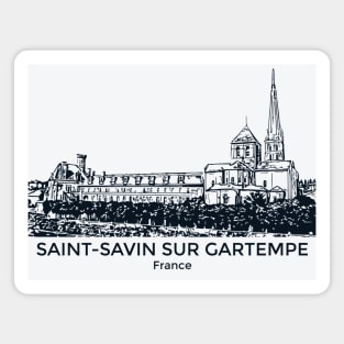 Saint-Savin sur Gartempe - France Magnet